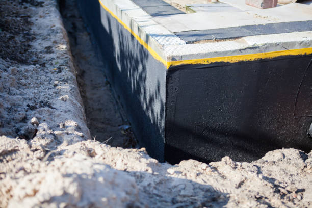 Professional Crawl Space Encapsulation technician working in Falmouth, IN